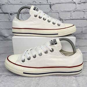 Converse Chuck Taylor All Star Low Women's‎ 8 Men 6 Optical White Canvas 157640F